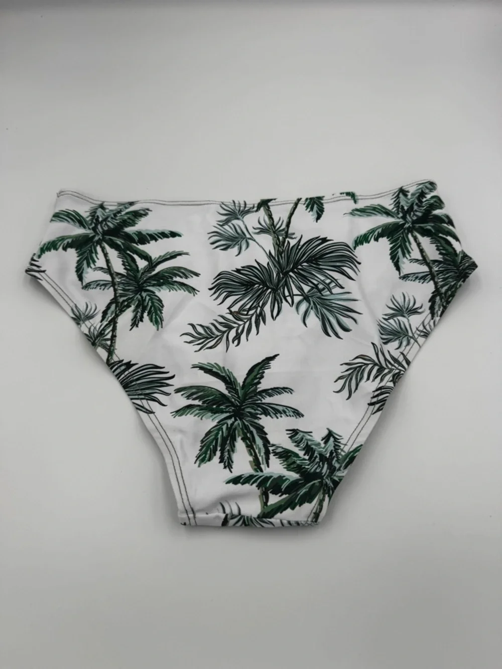 Palm Tree Print High Waisted Bikini Bottoms & Matching Cover Up | 11-12 Y